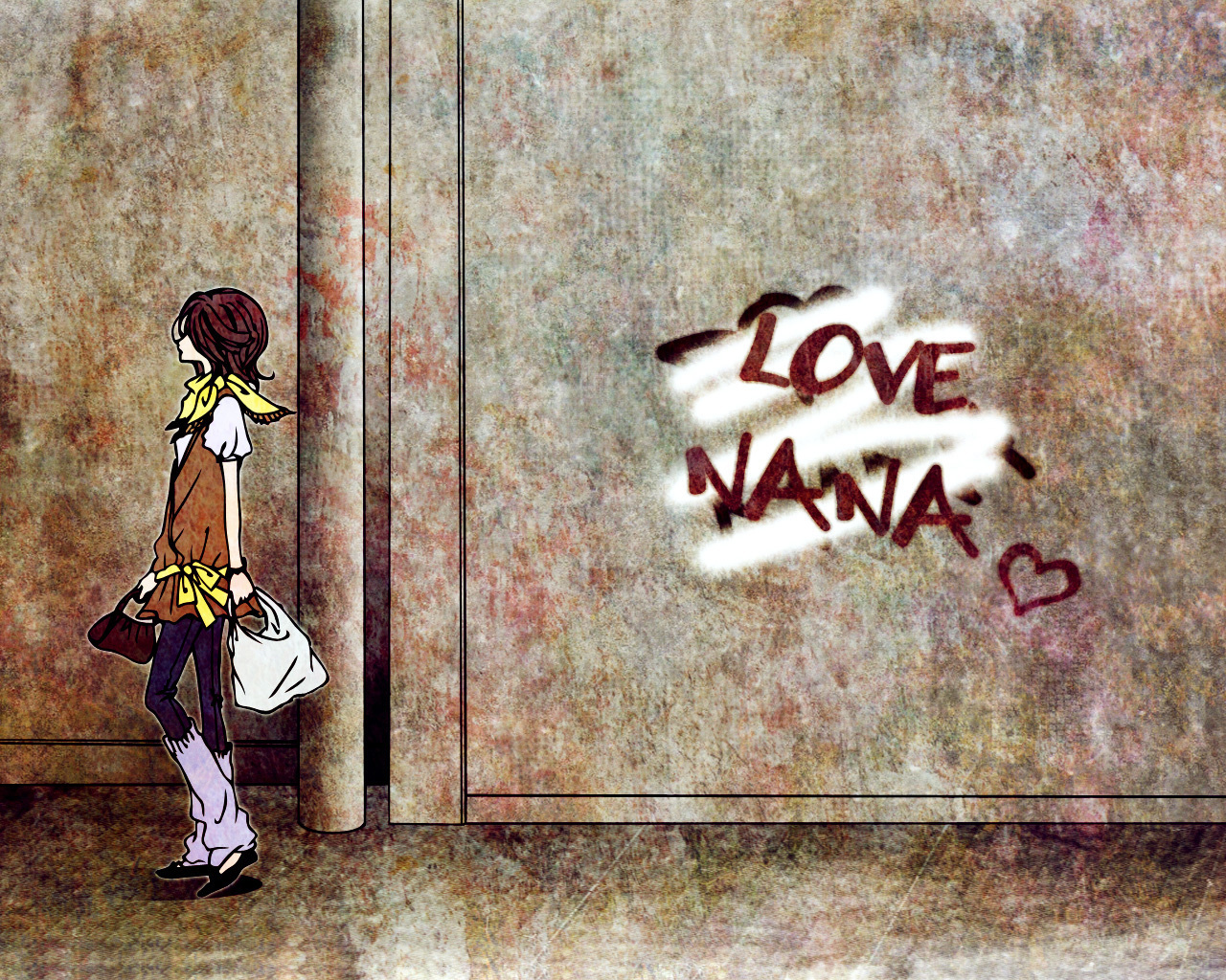 3d обои Девушка из аниме Нана (LOVE NANA)  1280х1024 # 1714
