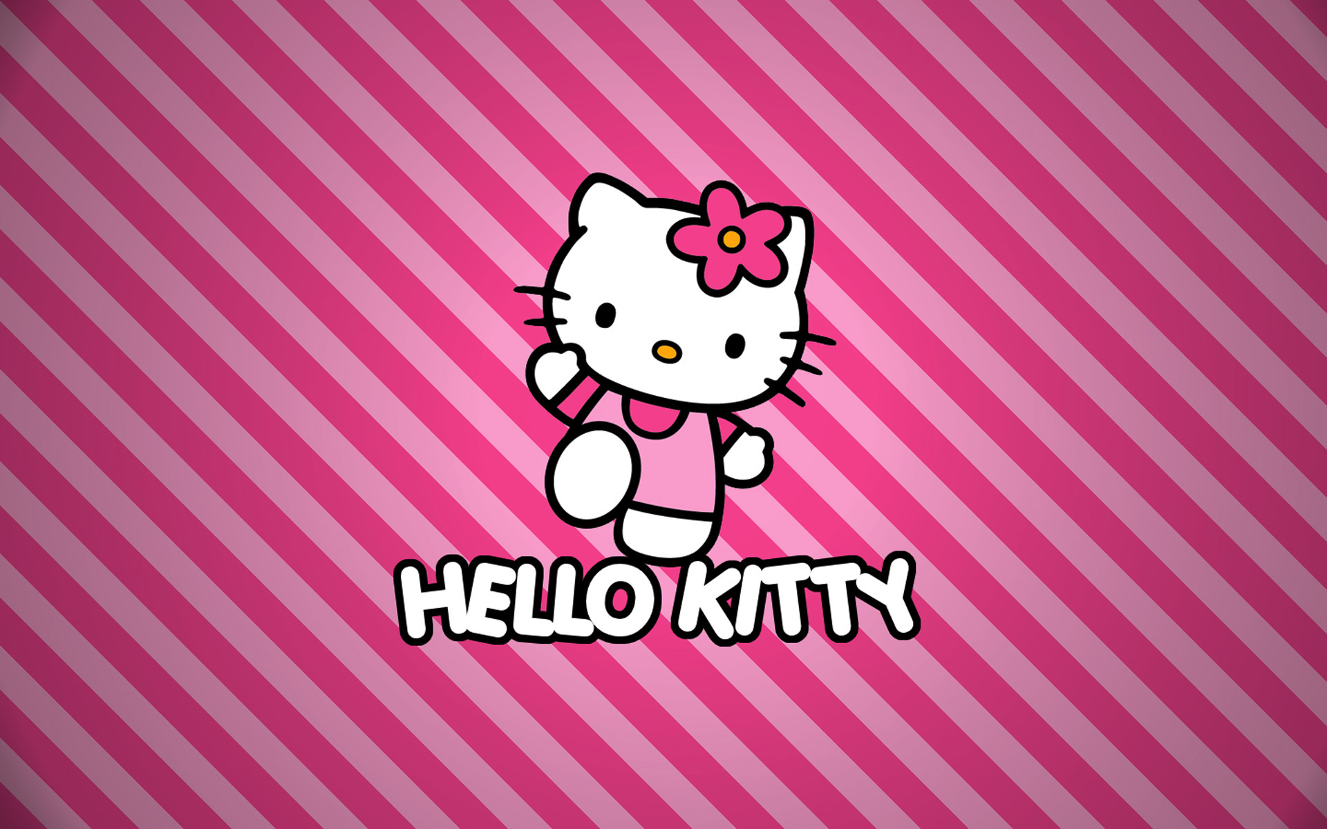 3d обои Hello Kitty  мультики # 59486