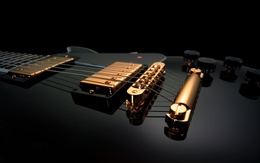 3d обои Электро гитара  3d графика