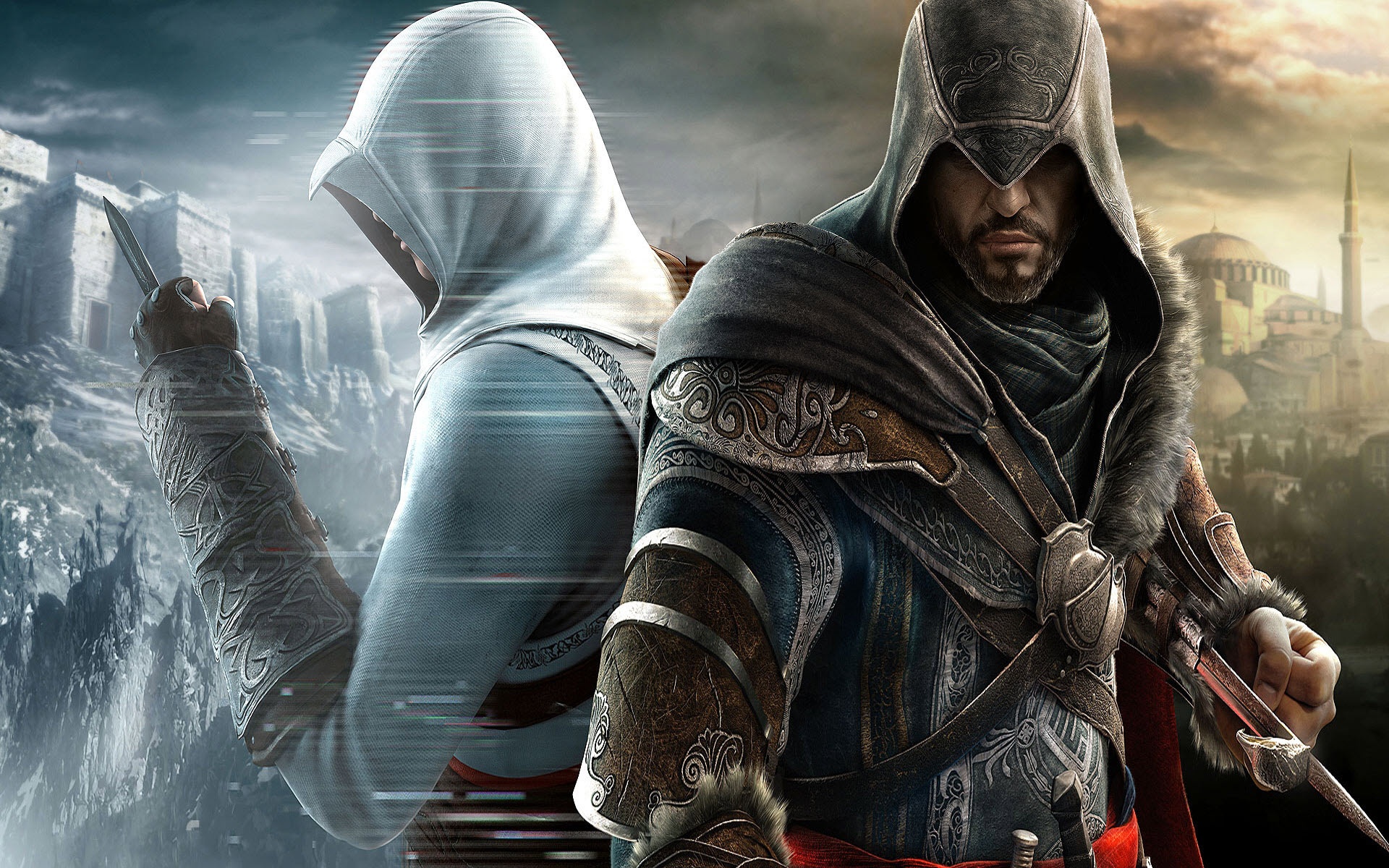 3d обои Игра Assassins Creed / Кредо ассасинов  город # 24125
