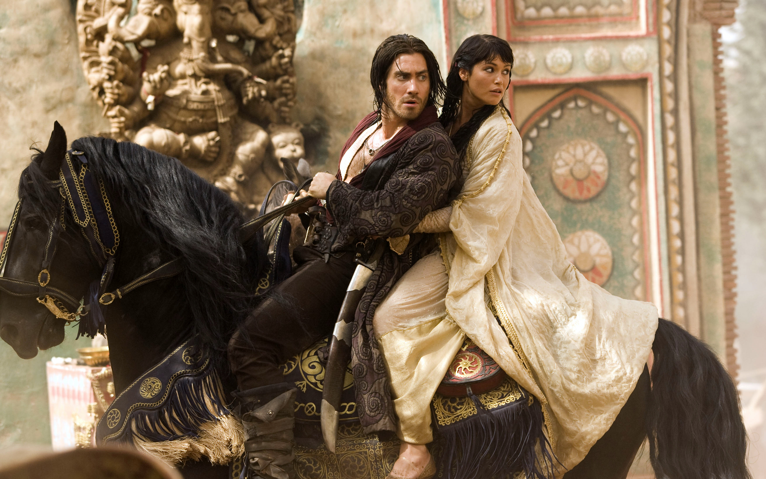 3d обои Фильм Prince of Persia / Принц Персии  лошади # 51220