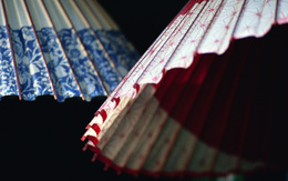 3d обои Японские зонтики  красивые