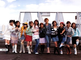 3d обои Японская группа Morning Musume  известные люди