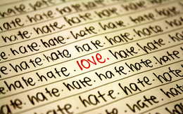 3d обои Среди моря ненависти есть любовь (love hate)  любовь