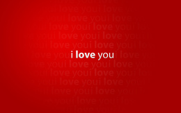 3d обои I love you / Я тебя люблю на красном фоне  любовь