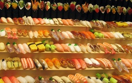 3d обои Все разновидности суши и роллов  красивые