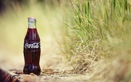 3d обои Бутылка запотевшей кока-колы / Coca-Cola  капли
