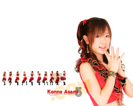 3d обои Konno Asami / Конно Асами из японской группы Morning Musume (fifth generation)  1280х1024