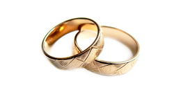 3d обои Обручальные кольца  предметы