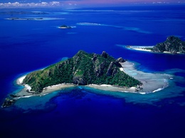 3d обои Приятные во всех отношениях островки в Тихом океане  море