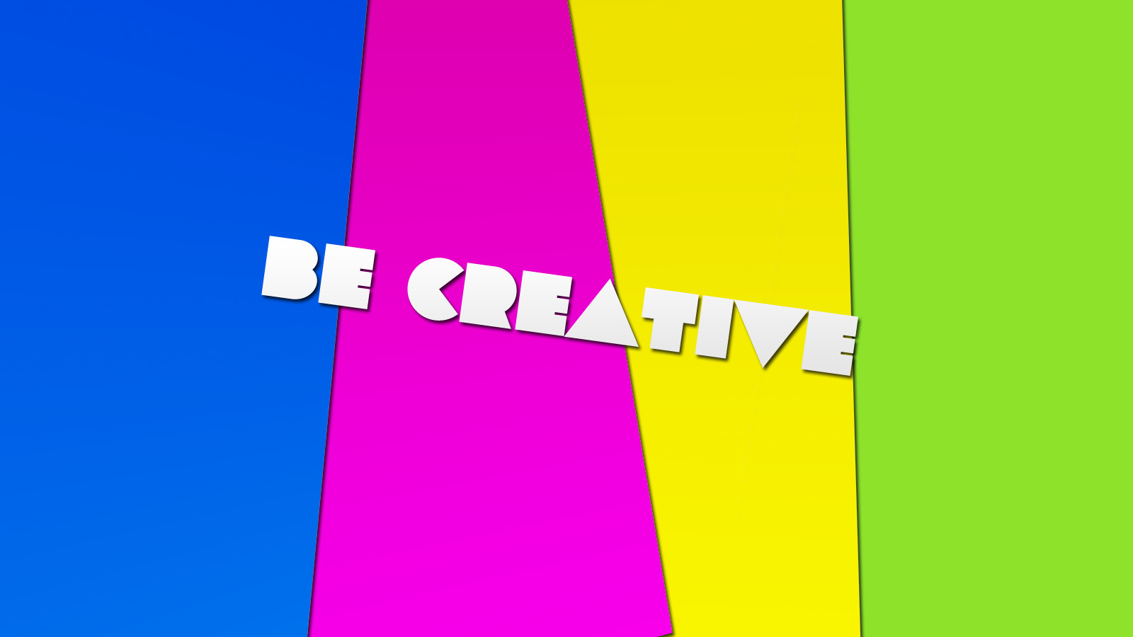3d обои Be creative  позитив # 68539