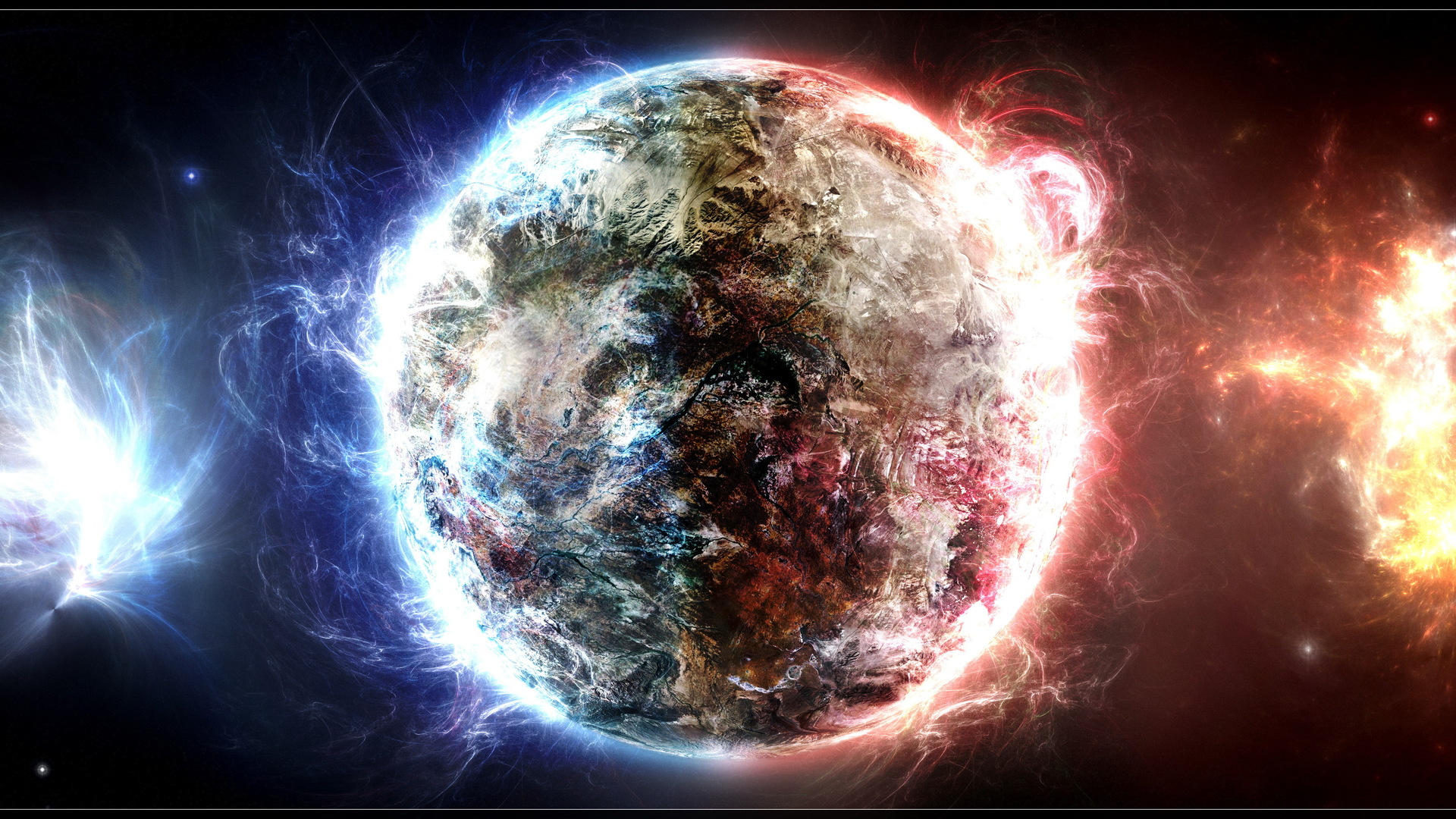 3d обои Рождение планеты  рисунки # 77116