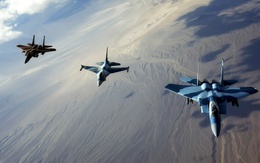 3d обои Jet Fighters  самолеты