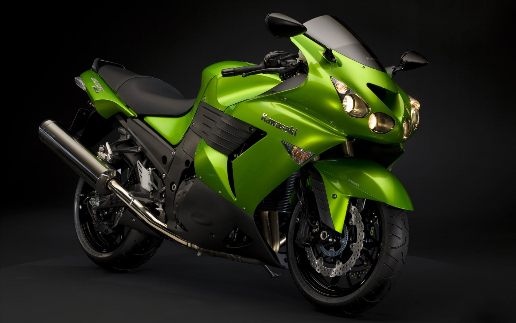 3d обои Kawasaki ZZR 1400  мотоциклы # 57005