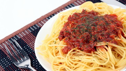 3d обои Спагетти с пастой  еда