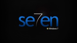 3d обои se7en Windows7  бренд