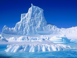 3d обои Айсберг в Антарктиде  зима